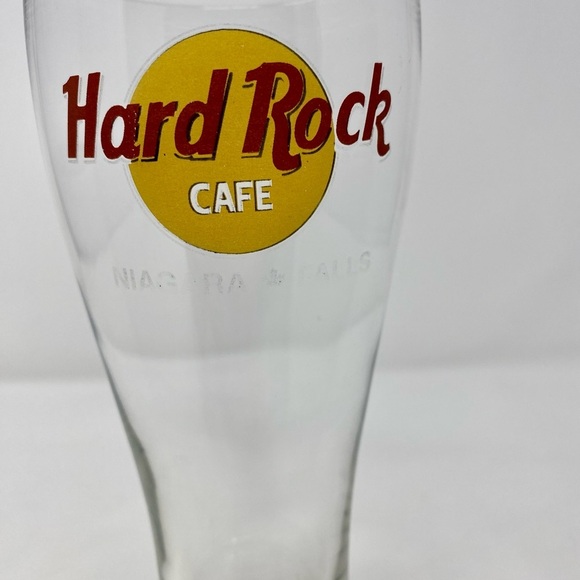 Hard Rock Cafe Niagara Falls Clear Glass Beer Mug - Picture 2 of 6